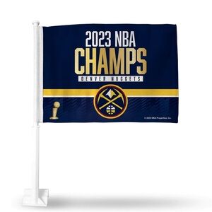 Licensed Denver Nuggets 2023 Championship Car Flag